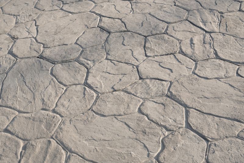 Patterned Concrete Patio