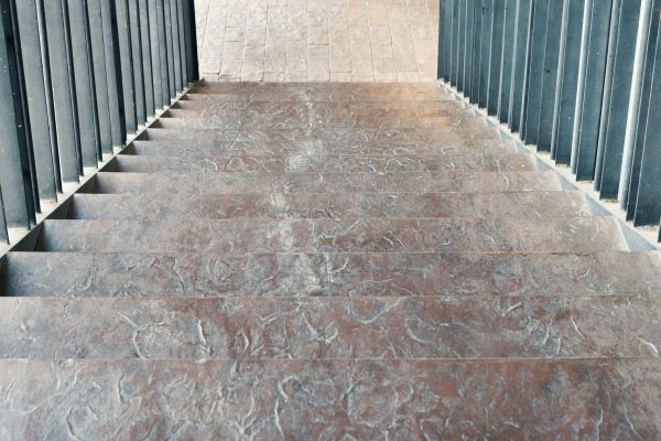 Concrete Stair Stamping in Colorado Springs